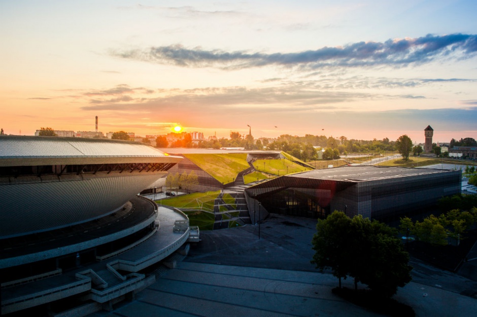 Zdj cia Z Drona Spodek Katowice Hala Widowiskowo sportowa